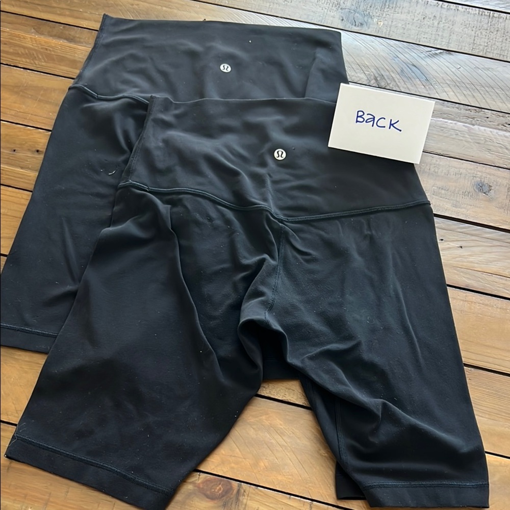 Lululemon Black Athletic Bike Shorts